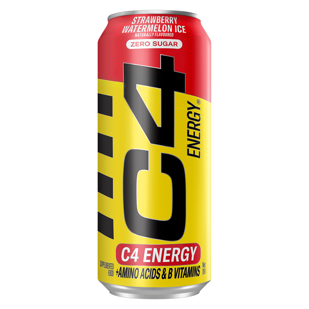 C4 Carbonated RTD 473ml - Strawberry Watermelon - 12 Pack