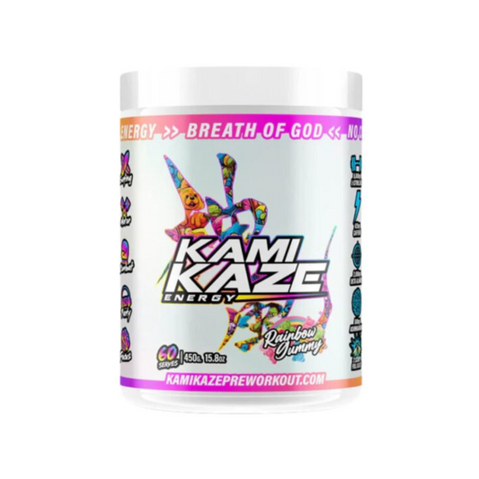 Kamikaze Pre-Workout 30 Serves - Rainbow Gummy