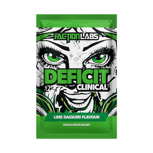 Faction Labs DEFICIT Clinical Fat Burner Sachet Lime Daiquiri - 10 Pack