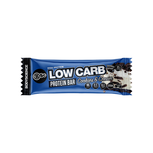 BSc High Protein Low Carb Bar 60g Cookies & Cream - 12 Pack