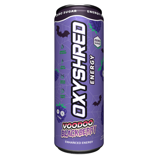 EHP Labs Oxyshred Ultra Energy RTD 355ml Voodoo Blackberry - 12 Pack