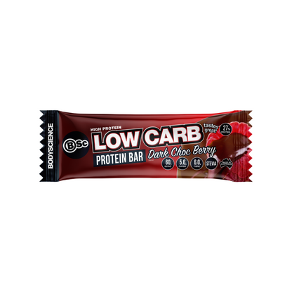 BSc High Protein Low Carb Bar 60g Dark Choc Berry - 12 Pack