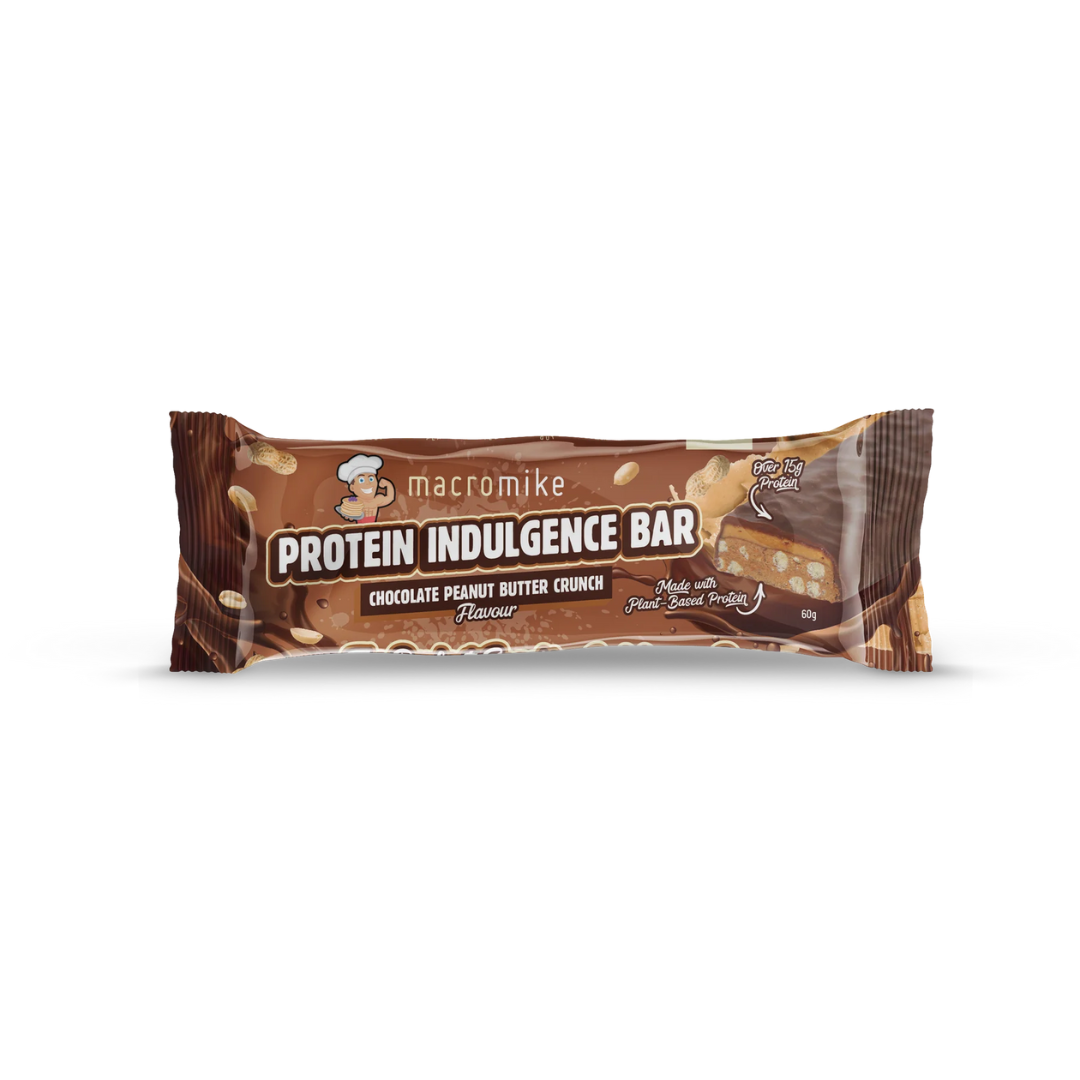 Macro Mike Indulgence Bar 60g Choc Peanut Butter Crunch - 12 Pack