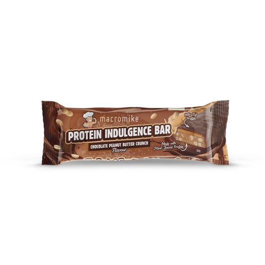 Macro Mike Indulgence Bar 60g Choc Peanut Butter Crunch - 12 Pack