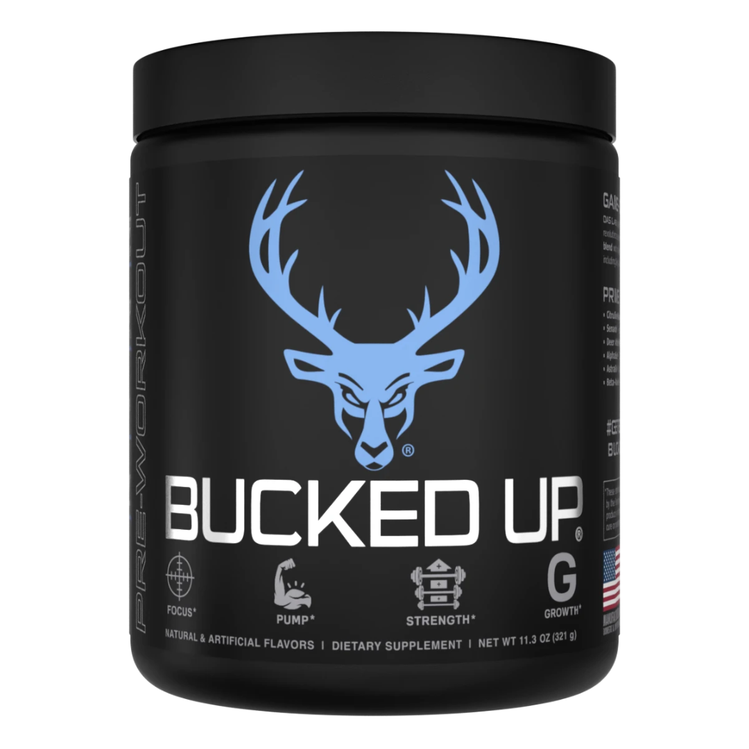 BUCKED UP Pre Workout 30 Serve Blue Raz