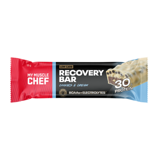 My Muscle Chef Recovery Bar 56g Cookies & Cream - 12 Pack