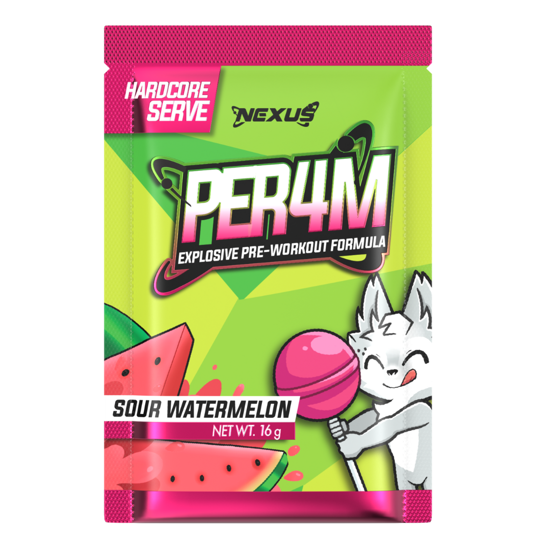 NEXUS Per4m Pre-workout Sachet - Sour Melon - 10 Pack