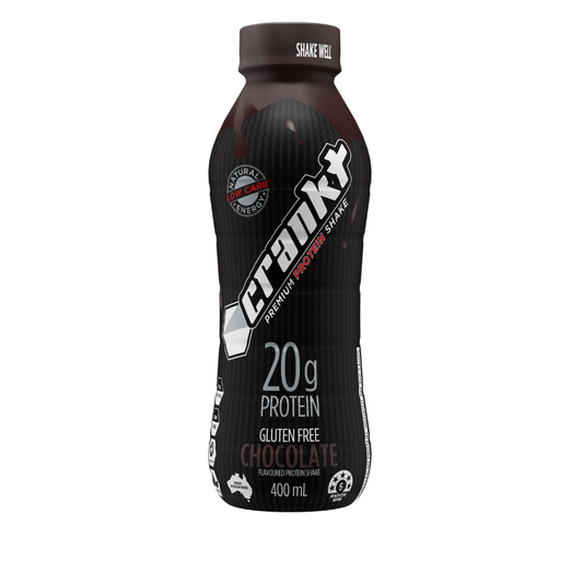 CRANKT 20g Premium Protein Shake 400ml Chocolate - 6 Pack