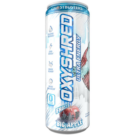 EHP Labs Oxyshred Ultra Energy RTD 355ml Frosty Big Apple - 12 Pack