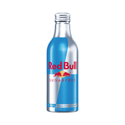 Red Bull Sugar Free Energy Drink 330ml Aluminium Bottle - 24 Pack