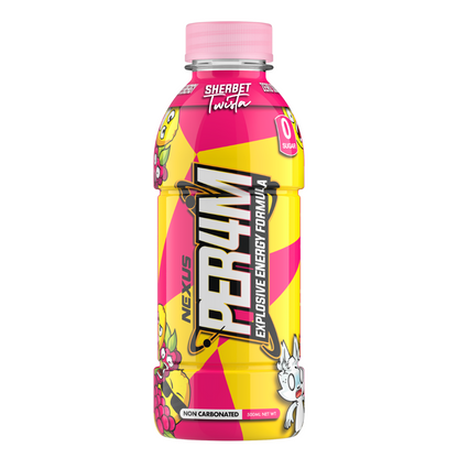 NEXUS Per4m Pre-Workout RTD 500ml Sherbet Twista - 12 Pack