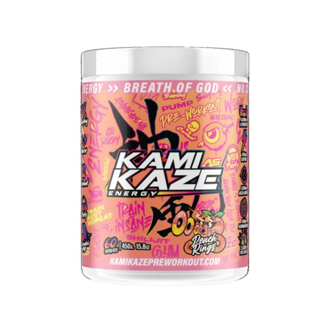 Kamikaze Pre-Workout 30 Serves - Peach Rings