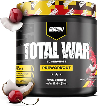 TOTAL WAR Pre Workout 30 Serves - Tiger's Blood