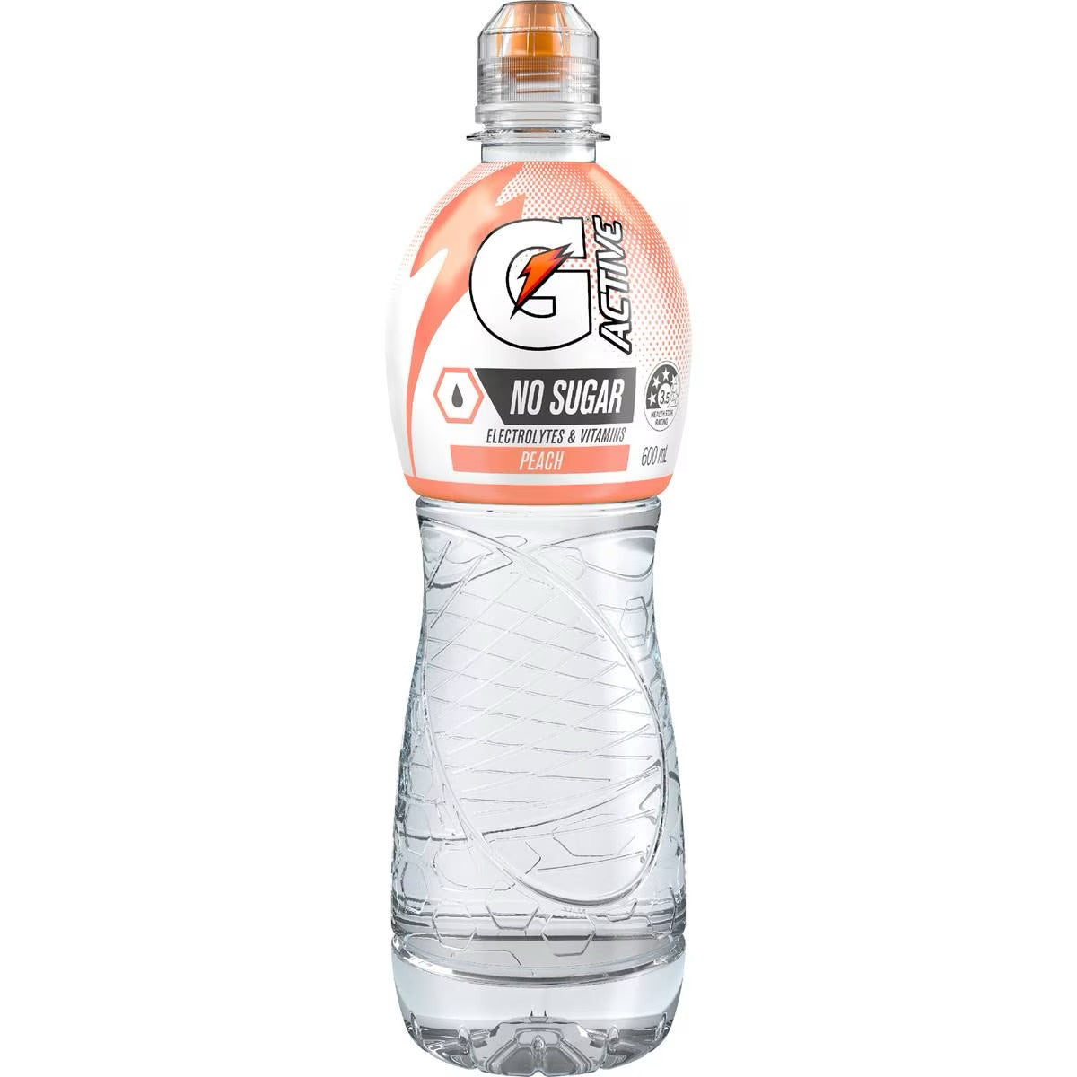 Gatorade G Active 600 ml - Peach - 12 Pack