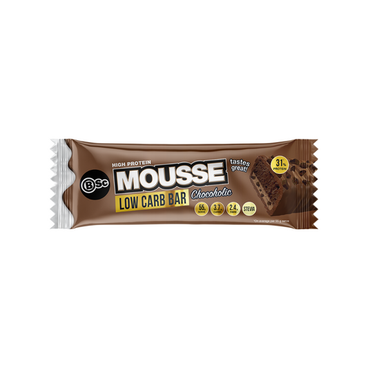 BSc High Protein Low Carb Mousse bar 55g Chocoholic - 12 Pack