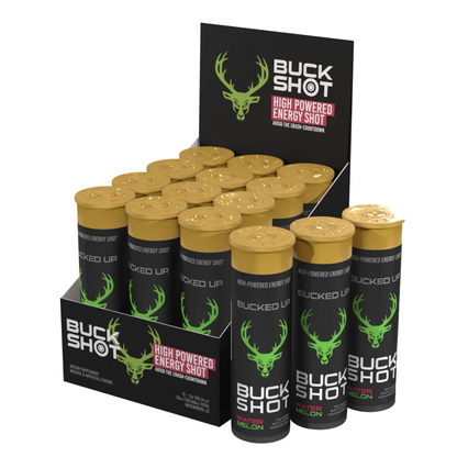 BUCKED UP Buck Shot 59ml Watermelon - 12 Pack