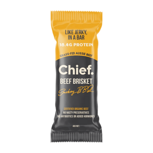 CHIEF Smokey BBQ Protein Bar 40g - 12 Pack