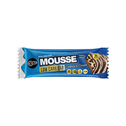 BSc High Protein Low Carb Mousse bar 55g Cookies & Cream - 12 Pack