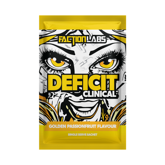 Faction Labs DEFICIT Clinical Fat Burner Sachet Golden Passionfruit - 10 Pack