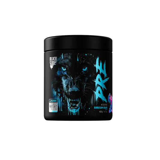 Black Wolf Nutrition Pre-Workout 40 Serve Bubblegum Grape