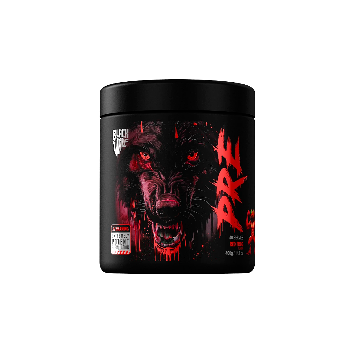 Black Wolf Nutrition Pre-Workout 40 Serve Red Frog