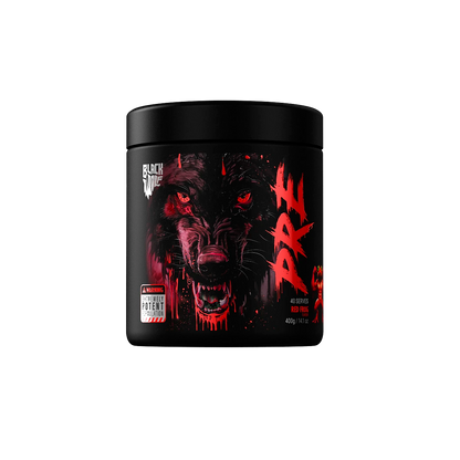 Black Wolf Nutrition Pre-Workout 40 Serve Red Frog