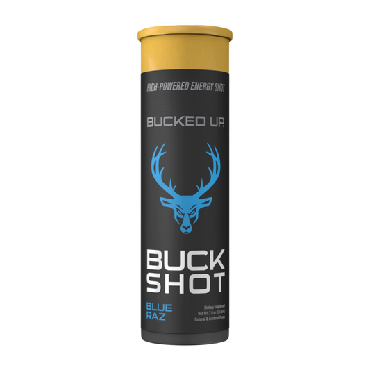 BUCKED UP Buck Shot 59ml Blue Raz - 12 Pack