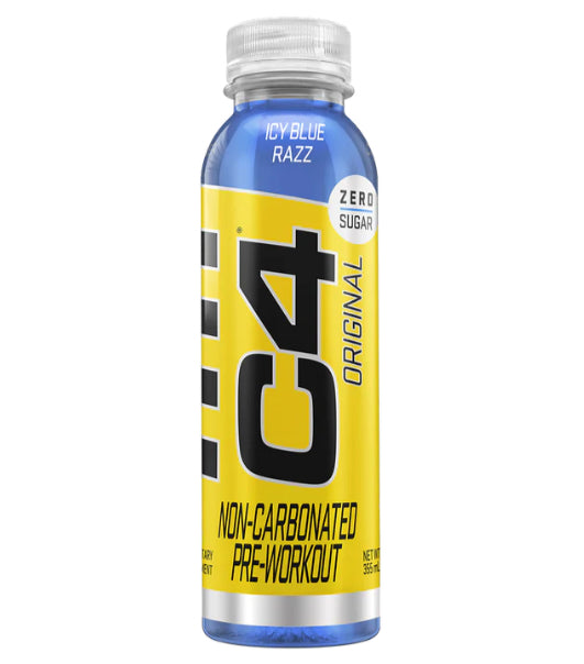 C4 On-The-Go RTD 355ml Blue Razz - 12 Pack