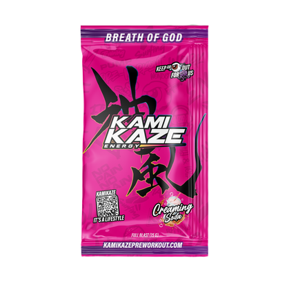 Kamikaze Pre Workout Sachet 14.5g Creaming Soda - 10 Pack