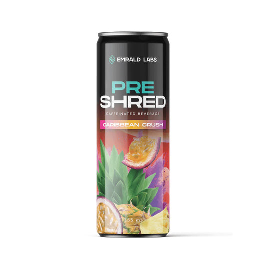 EMRALD LABS Pre Shred RTD 355ml Caribbean Crush - 12 Pack