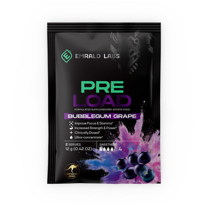 EMRALD LABS Pre Load Sachet 12g Grape Bubblegum - 10 Pack