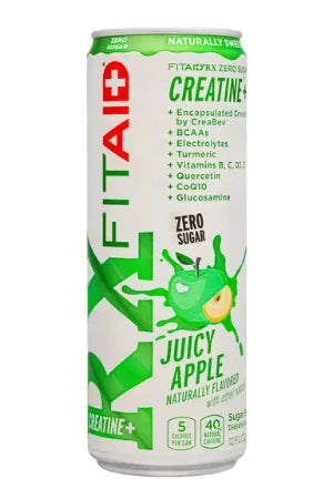 FITAID RX ZERO Recover + Creatine 355ml - Juicy Apple - 12 Pack