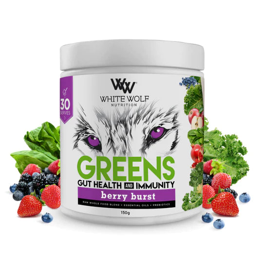 White Wolf Greens 30 Serves Berry Burst