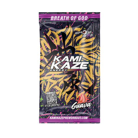 Kamikaze Pre Workout Sachet 14.5g Guava - 10 Pack