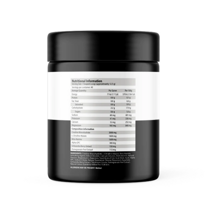 ATP Science MAX LIFT Non-Stim Pre-Workout 500g Mango Orange