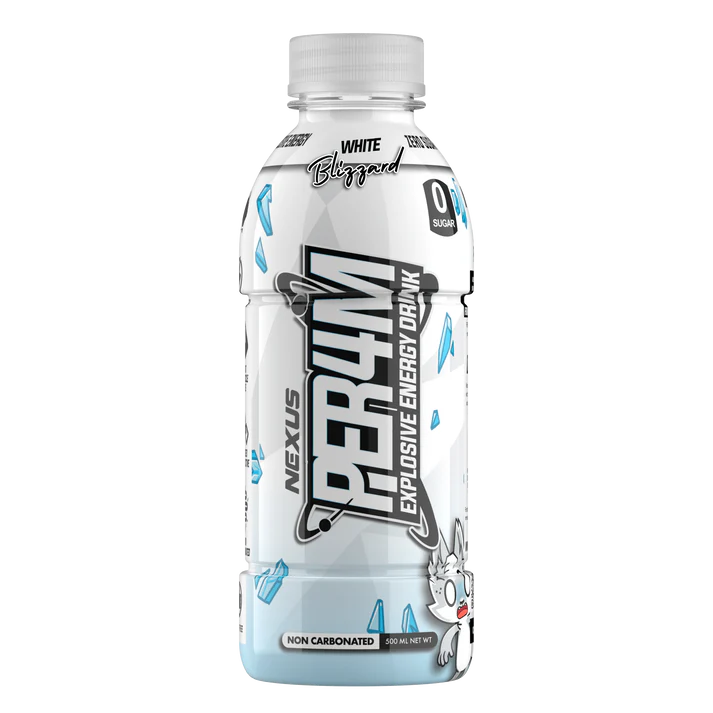 NEXUS Per4m Pre-Workout RTD 500ml White Blizzard - 12 Pack