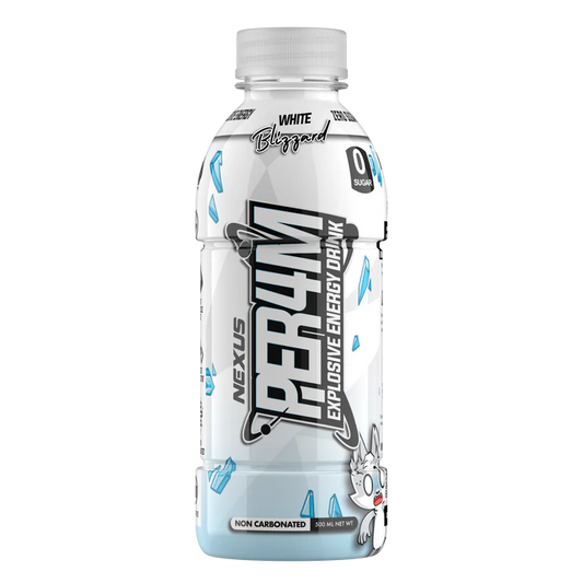 NEXUS Per4m Pre-Workout RTD 500ml White Blizzard - 12 Pack