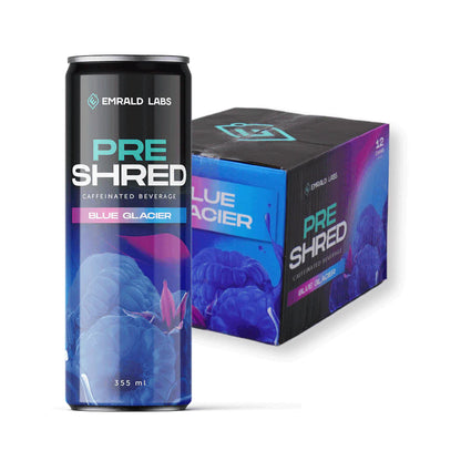 EMRALD LABS Pre Shred RTD 355ml Blue Glacier - 12 Pack