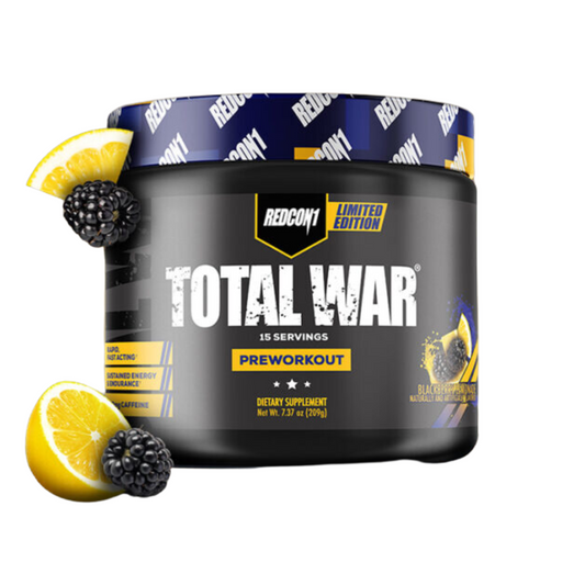 TOTAL WAR Pre Workout 30 Serves - Blackberry Lemonade