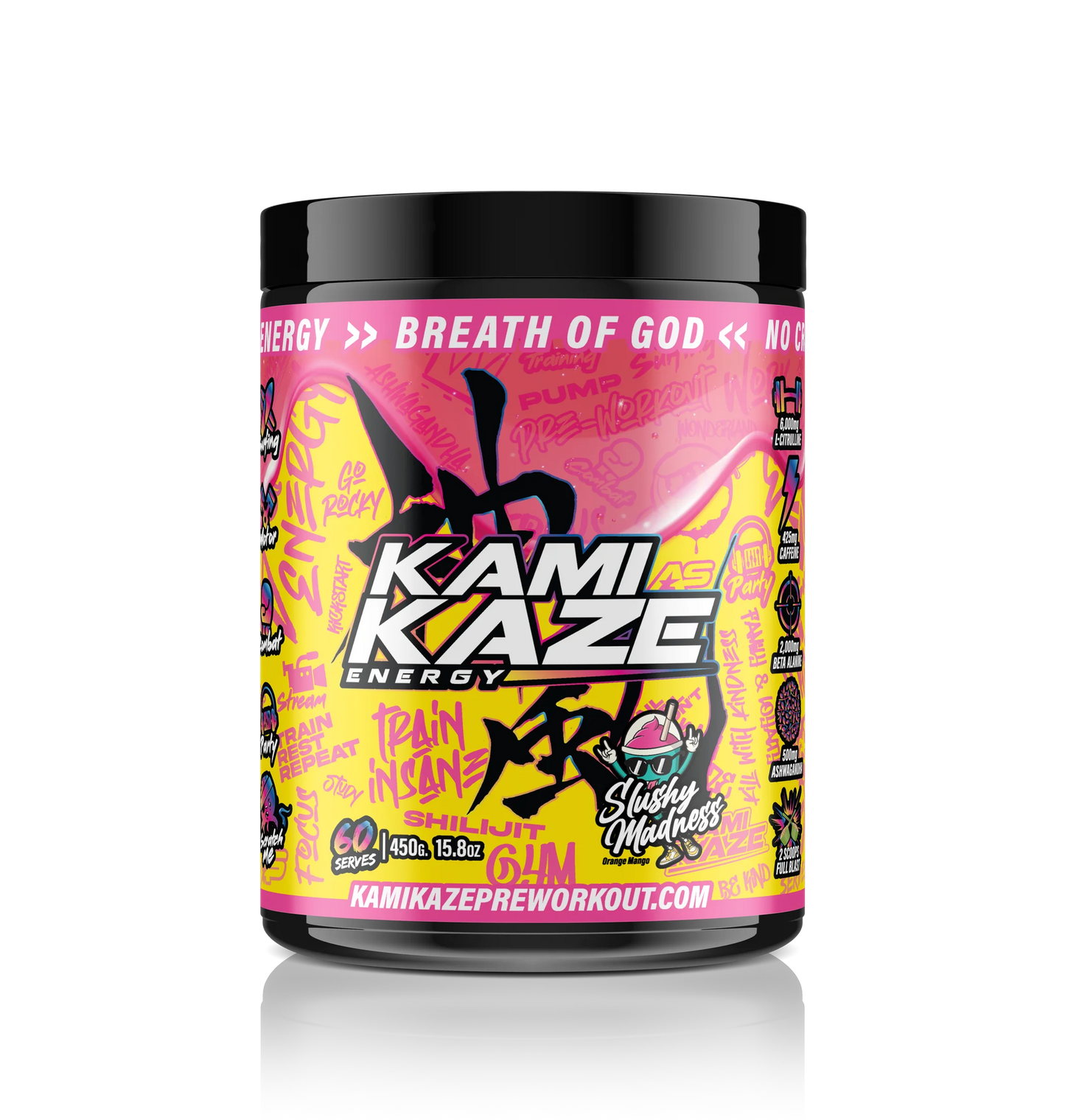 Kamikaze Pre-Workout 30 Serves - Slushy Madness