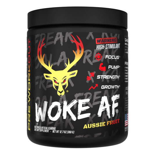 WOKE AF High Stimulant Pre Workout 30 Serve Koala Freak - Aussie Fruit