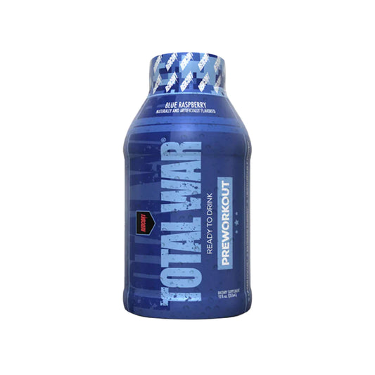 TOTAL WAR Pre Workout RTD 355ml Blue Raspberry - 12 Pack