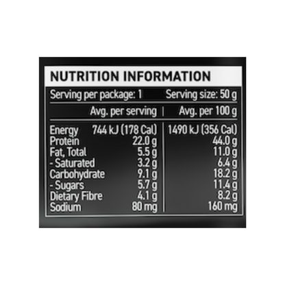 My Muscle Chef 50g Protein Crisp Bar Caramel Fudge - 12 Pack