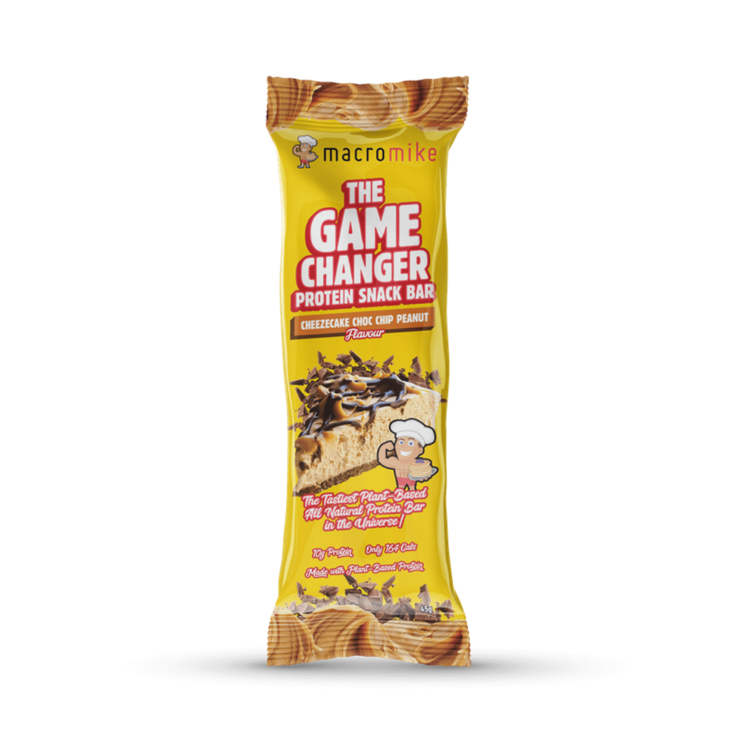 Macro Mike Game Changer Peanut Protein Bar 45g Cheezecake - 12 Pack