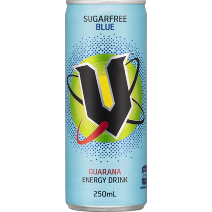 V Zero Sugar Blue 250ml 24 Pack