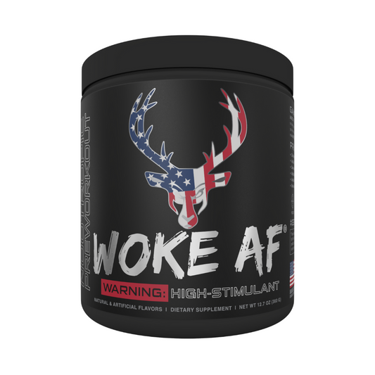 WOKE AF High Stimulant Pre Workout 30 Serve Rocket Pop