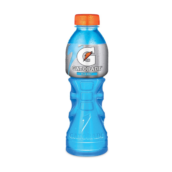 Gatorade - 600ml Blue Bolt - Blue - 12 Pack