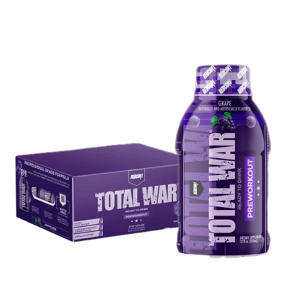 TOTAL WAR Pre Workout RTD - 355ml - Grape - 12 Pack