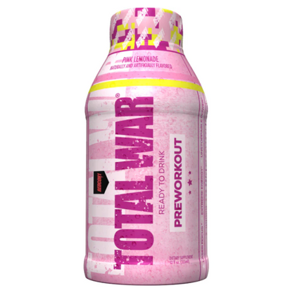 TOTAL WAR Pre Workout RTD 355ml Pink Lemonade - 12 Pack