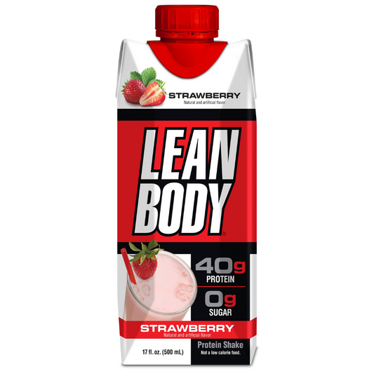 Lean Body 40g Protein RTD 500ml Strawberry - 12 Pack